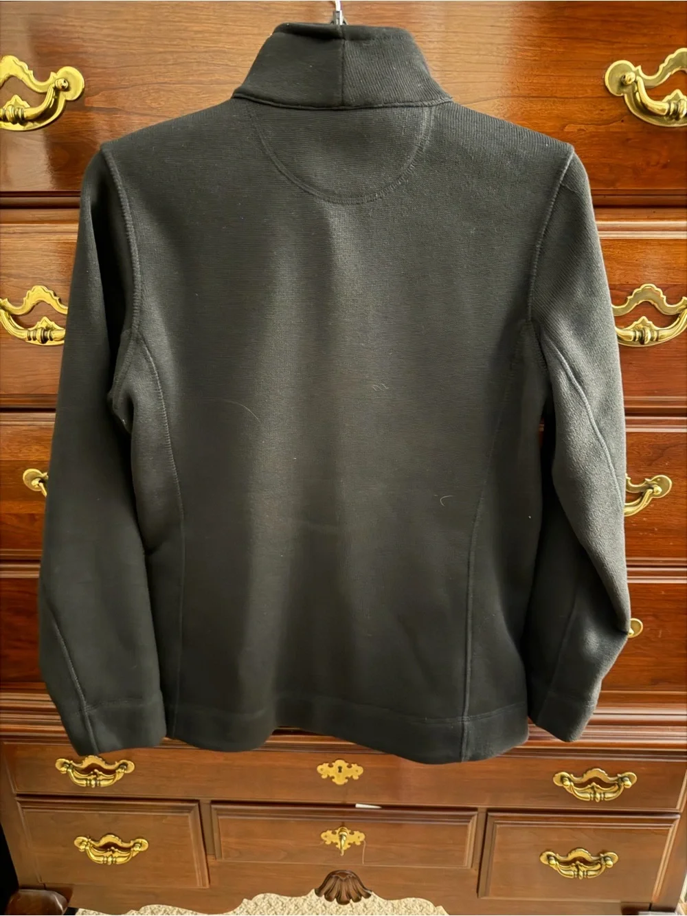 Calvin Klein Womens Black Full-Zip Jacket